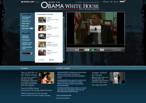 Inside the Obama White House video showfront